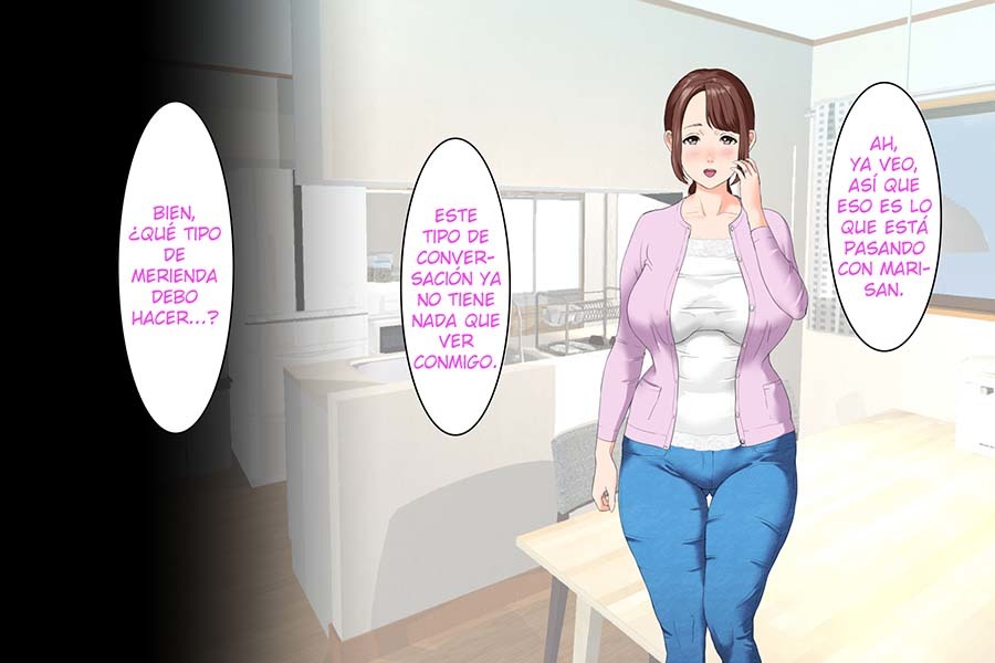[Hy-dou (Hyji)] Kinjo Yuuwaku Daisandan <Tomodachi no Okaa-san Hen> Zenpen [Spanish]