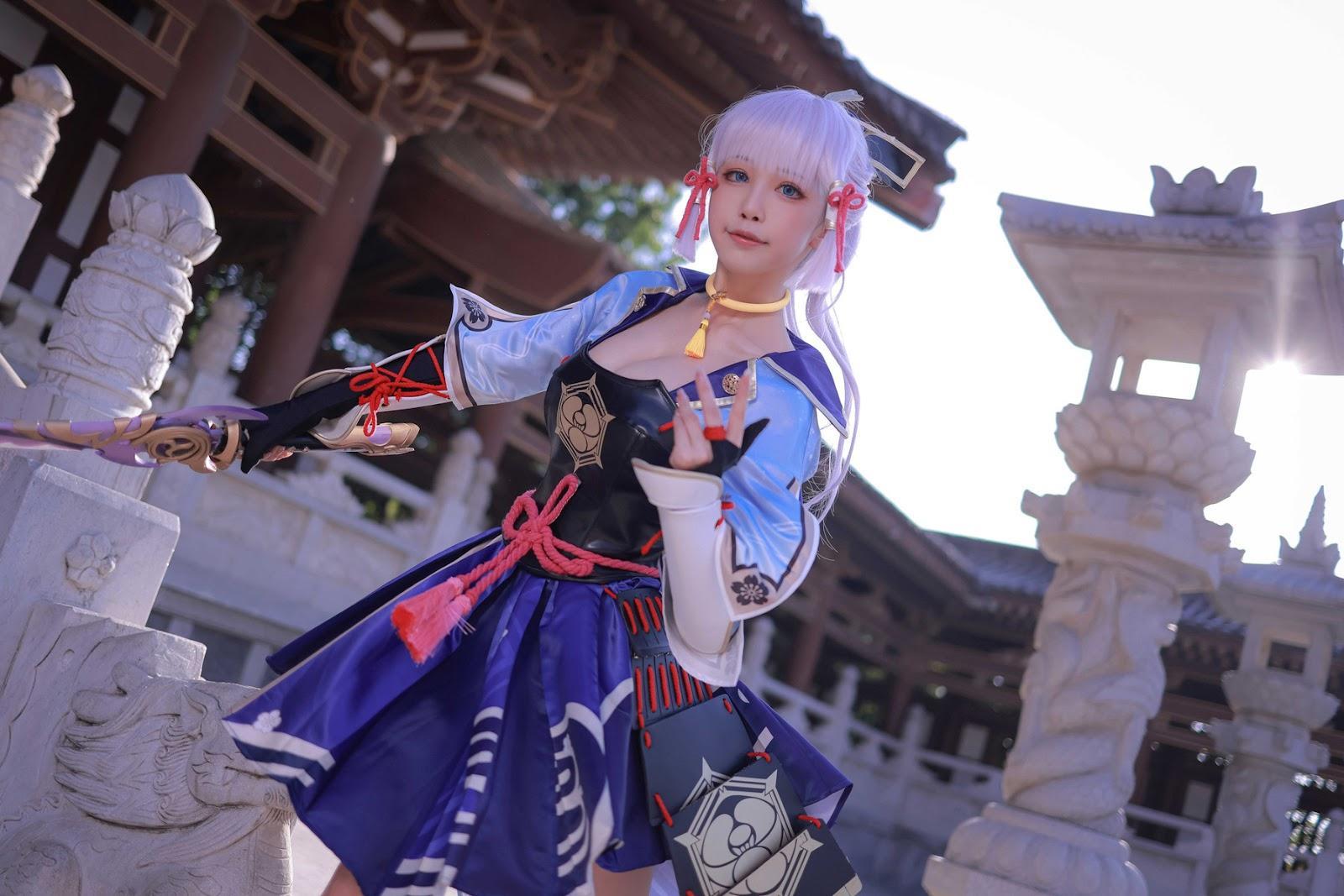 Cosplay 水淼Aqua 神里綾華 Kamisato Ayaka(5)