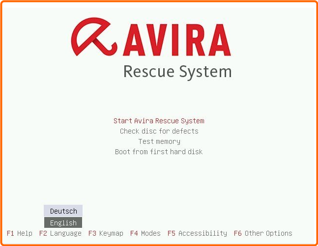 Avira Rescue System 12.2024 Multilingual