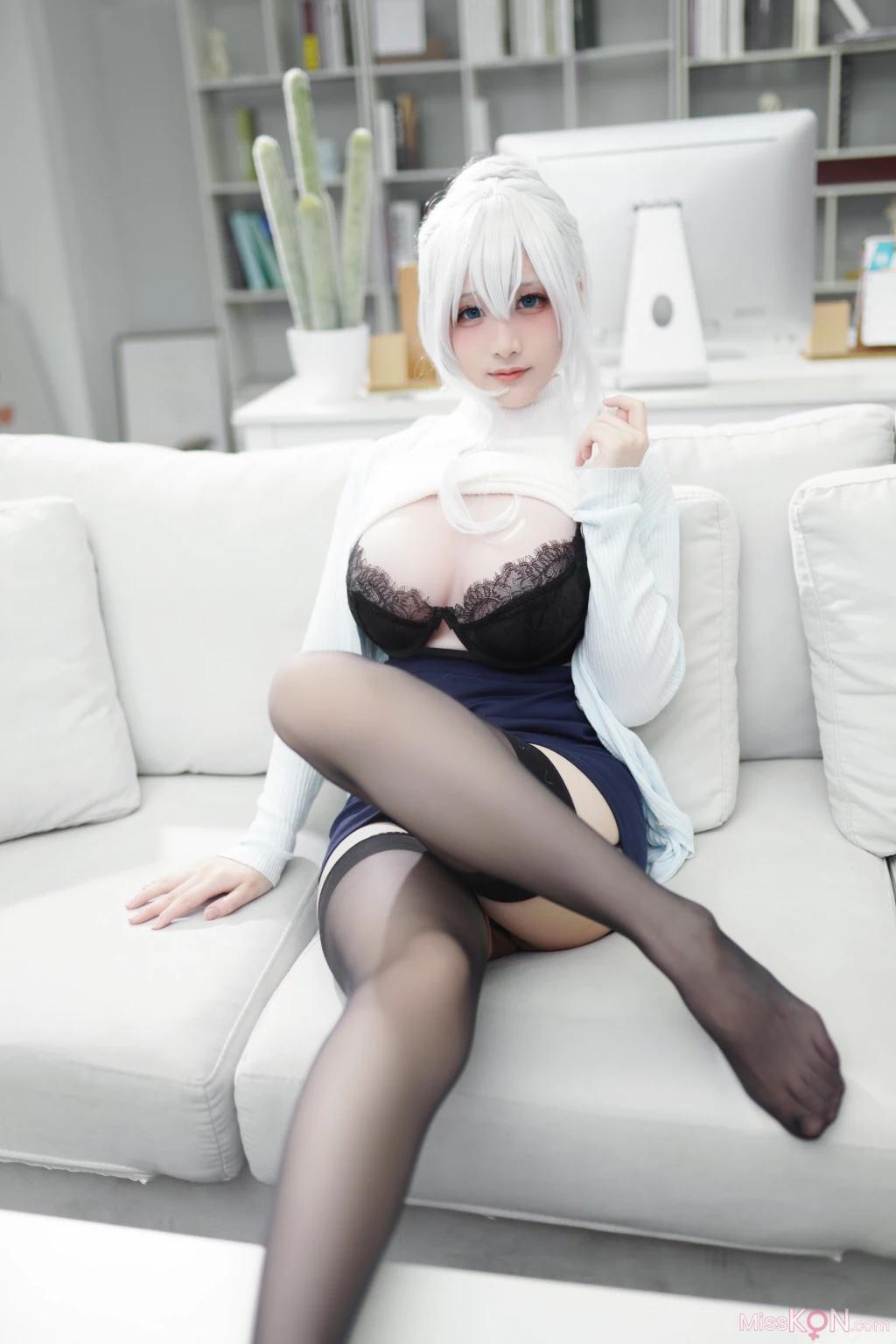 Coser@幼愛Youmeko: 未亡人雪女 (70 photos)(46)