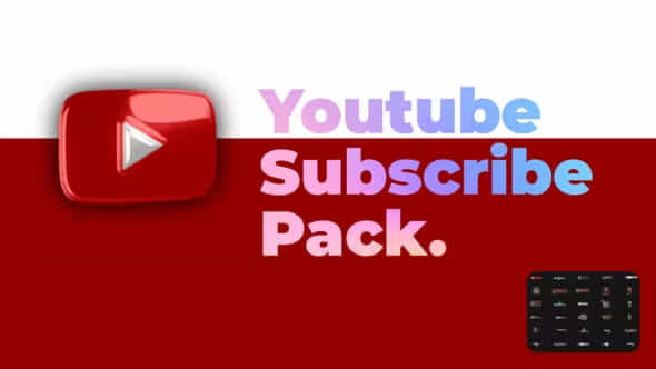 Youtube Subscribe - VideoHive 28610423