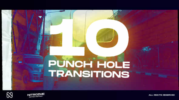 Punch Hole Transitions - VideoHive 44940679