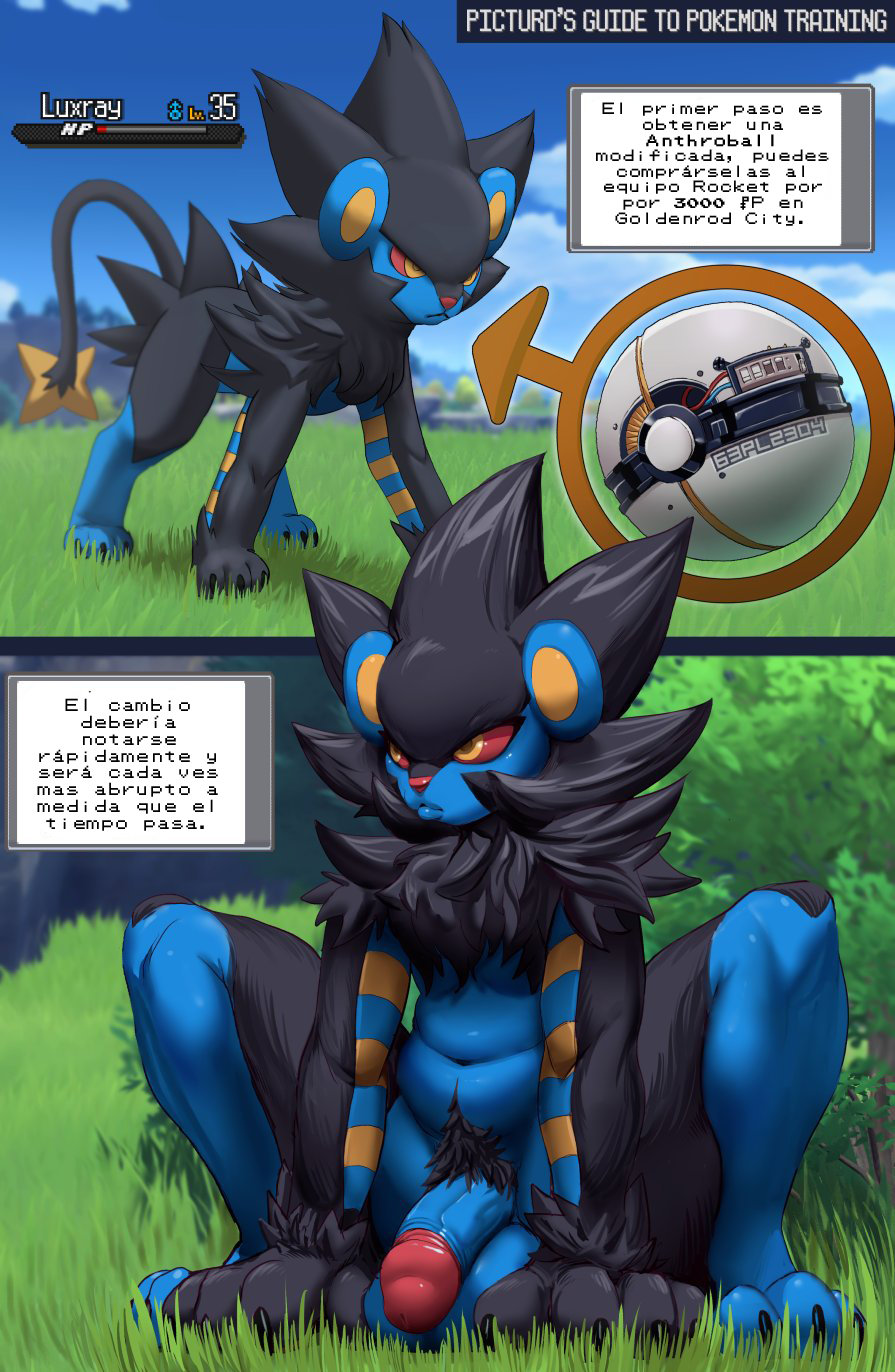 Luxray is Anthroball Training - 0