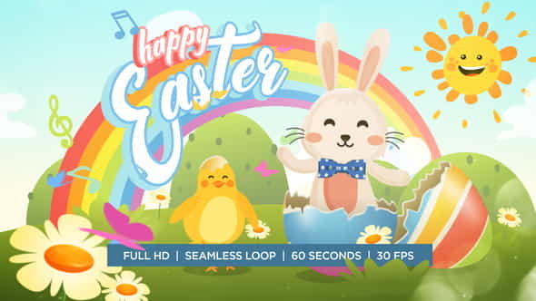 Easter Bunny and Chicken Dance - VideoHive 23640952