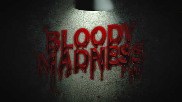 Bloody Madness Intro - VideoHive 48300875