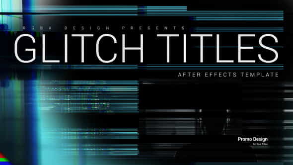 Glitch Titles - VideoHive 17074293