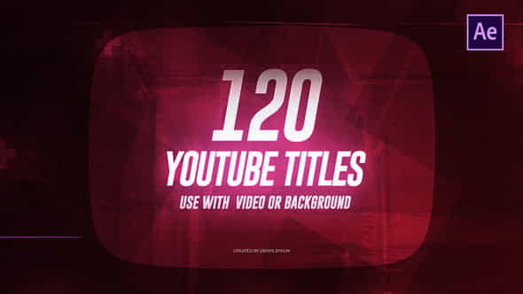 Youtube Titles - VideoHive 23400979