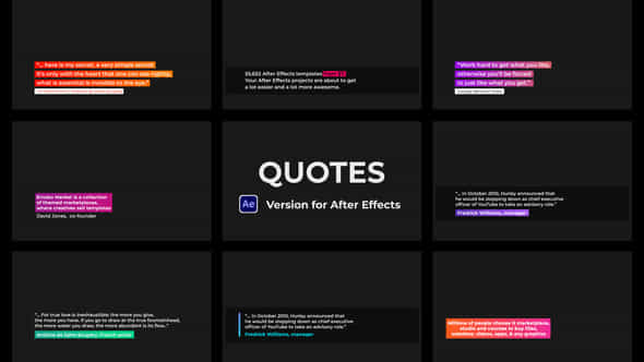 Quotes - VideoHive 43388516