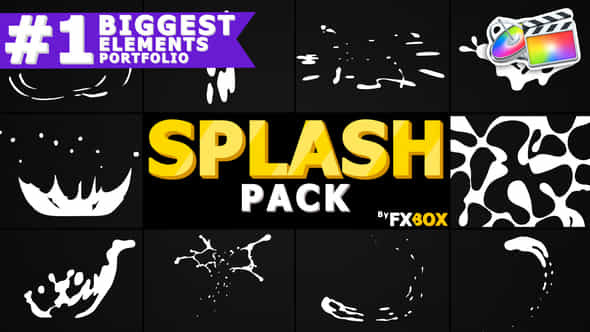 Liquid Splash Elements - VideoHive 24292219