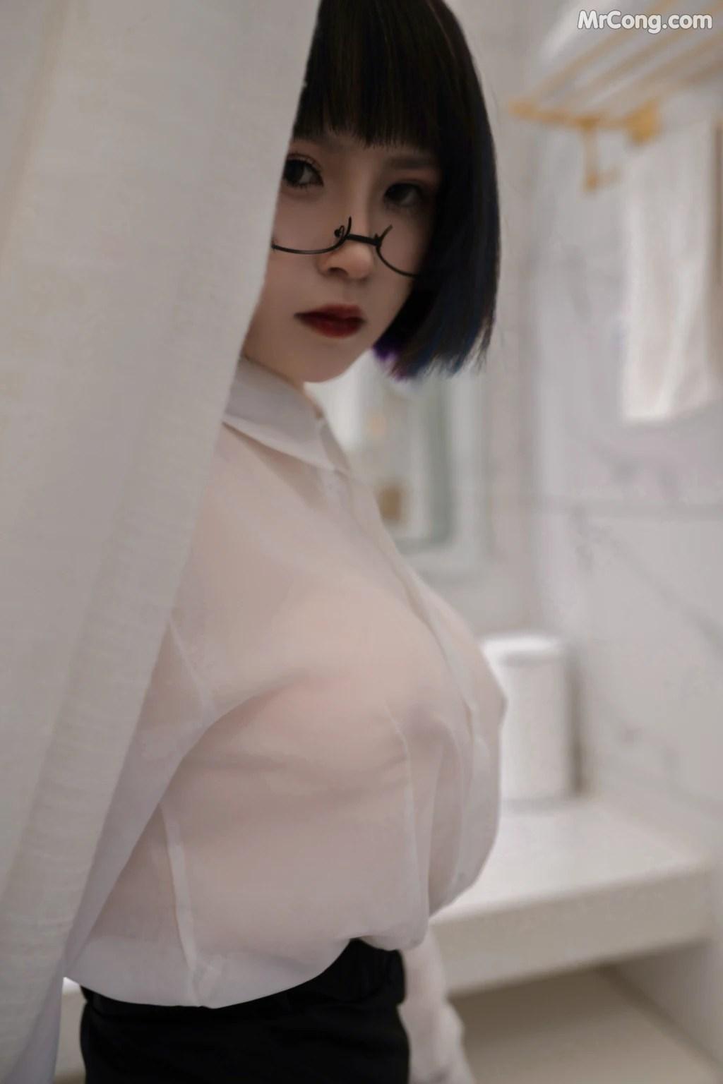 Coser@晕崽Zz: -迷情小秘 (62 photos)(40)