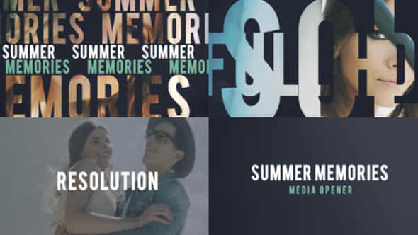 Summer Memories Media - VideoHive 15767343