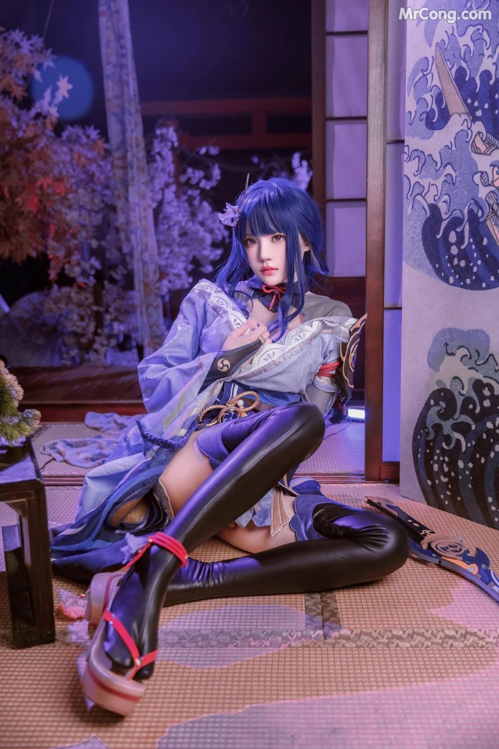 Coser@桜桃喵 Vol.139: 雷电将军+花絮 (51 photos )(43)