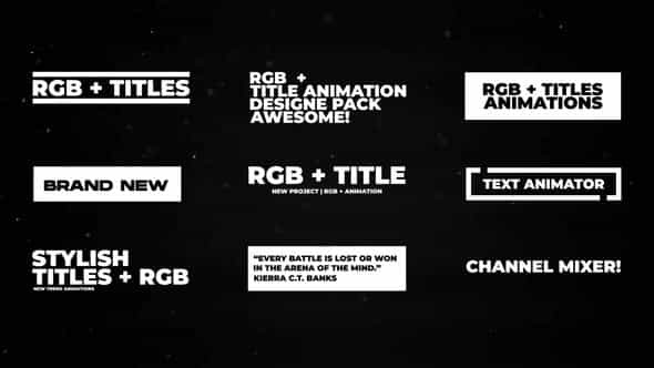Rgb Rhythm Titles Premiere Pro - VideoHive 51537612
