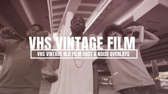Vhs Vintage Old Film Dust Noise Overlays For After Effects - VideoHive 54693006