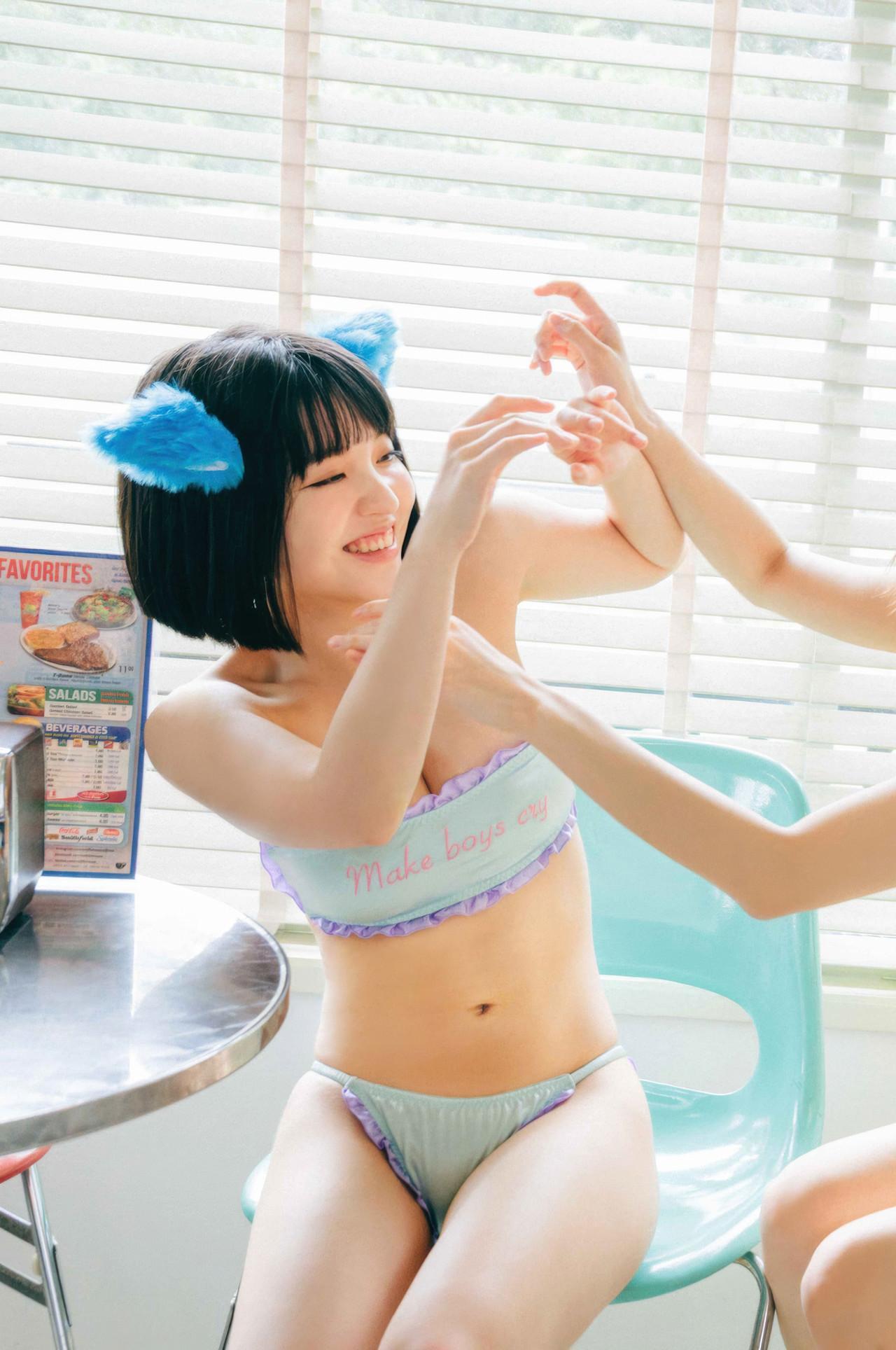Nemoto Nagi 根本凪, Rin Kaname 鹿目凛, from でんぱ組.inc 写真集 ねもぺろ 「萌えキュン」 だけじゃありません。 Set.01(7)