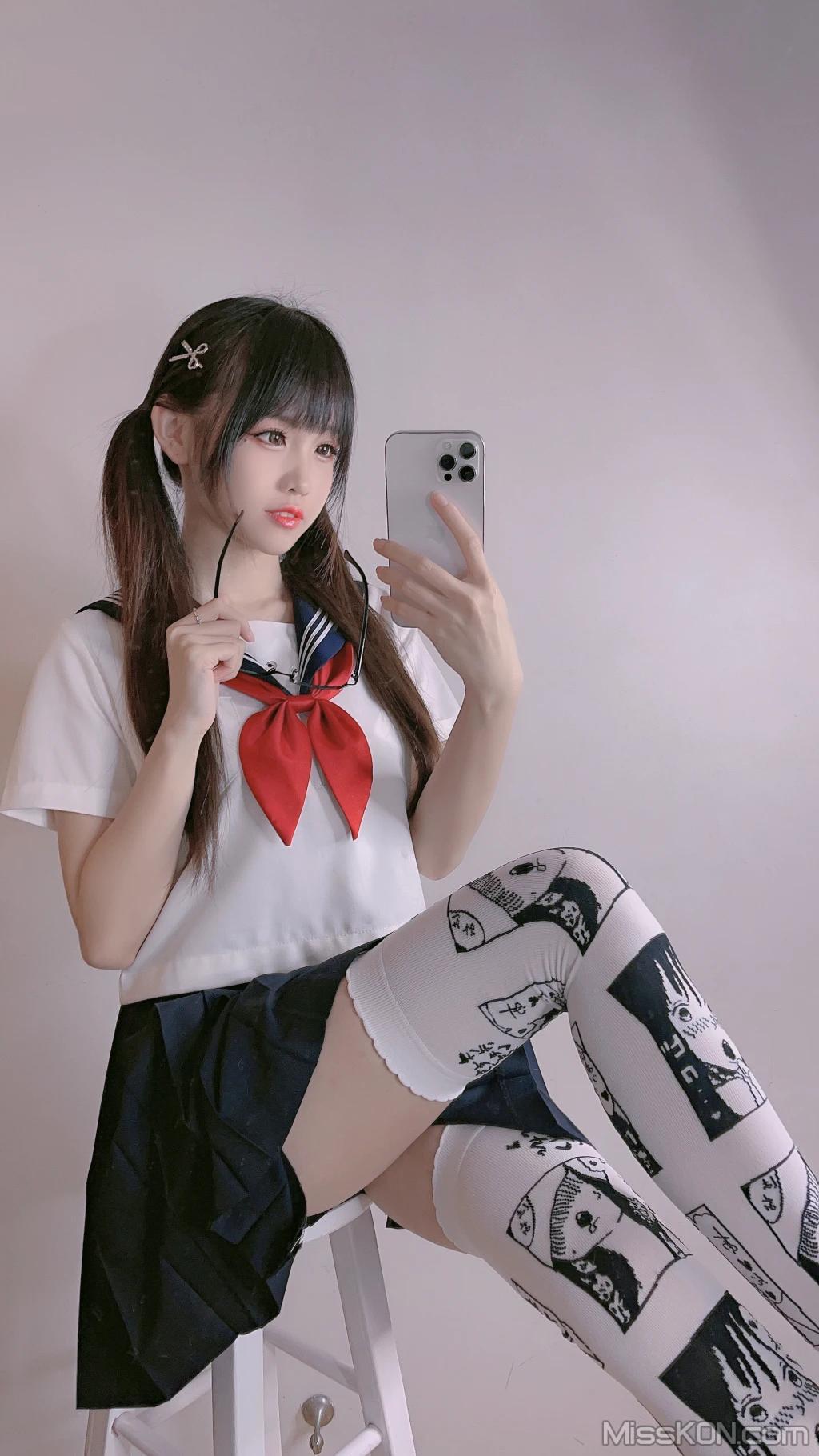 Coser@miko酱ww: mikoの白丝01 (241 photos)(109)