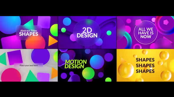 Abstract Titles | - VideoHive 35624131