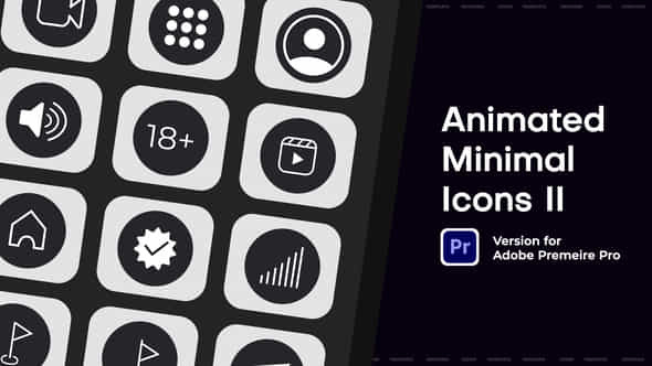 Animated Minimal Icons - VideoHive 45226155