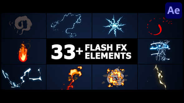 Flash FX Elements - VideoHive 38541549