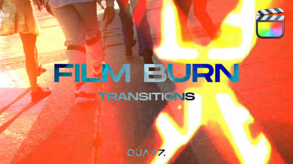 Film Burn Transitions For Final Cut Pro X - VideoHive 52360207