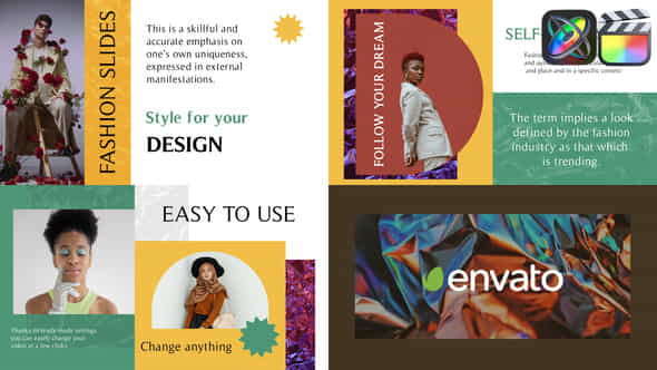 Geometric Fashion Slides - VideoHive 47660330