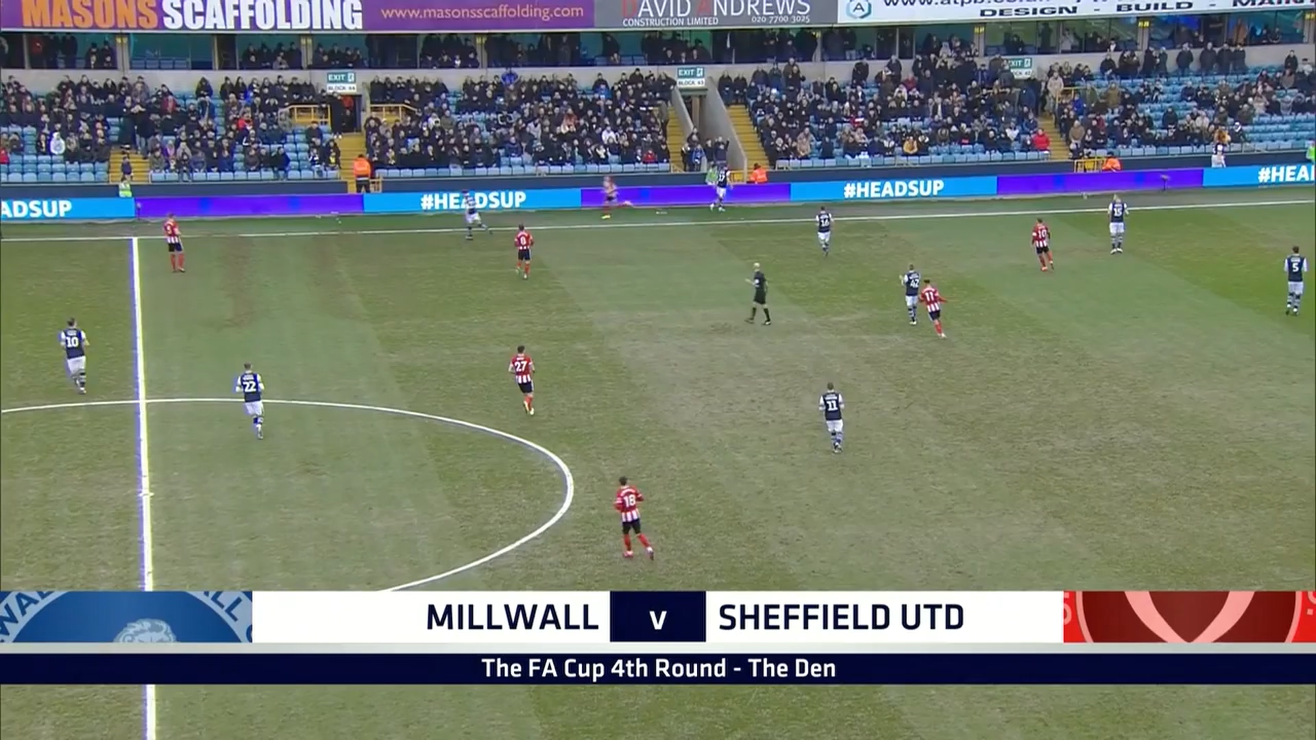 FA Cup 19/20 4th Round - Millwall vs Sheffield United - 25/01/2020