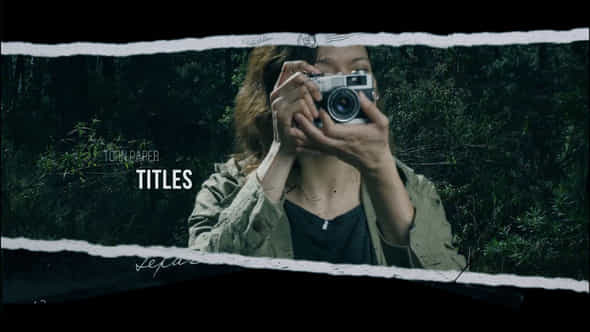 Torn Paper Titles - VideoHive 39383367