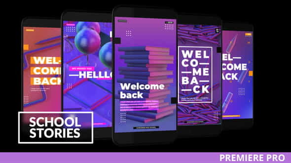 School Instagram Stories for Premiere - VideoHive 27909305