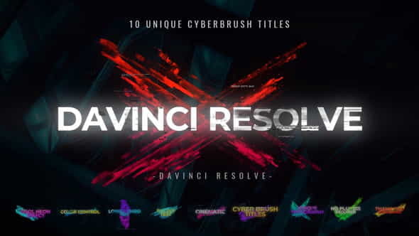 Cyber Brush Titles - VideoHive 31007799