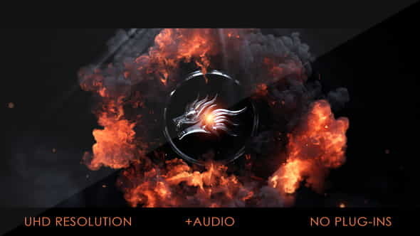 Fire Dragon Logo - VideoHive 39798073
