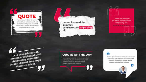 Trendy Quotes Titles - VideoHive 45692772