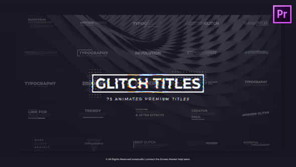 75 Glitch Title - VideoHive 38517082