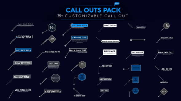 Call Out Pack - VideoHive 23253583