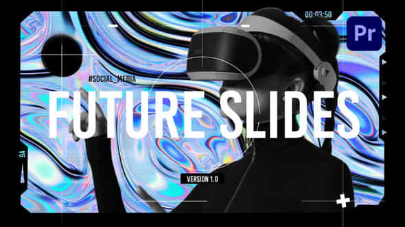 Digital Technology Holographic Intro - VideoHive 51854775