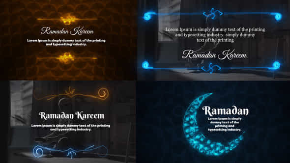 Islamic Ramadan Titles Lower Thirds - VideoHive 51330089