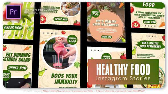 Healthy Food Instagram - VideoHive 46160774