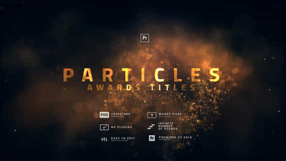 Particles Awards Titles - VideoHive 46617895