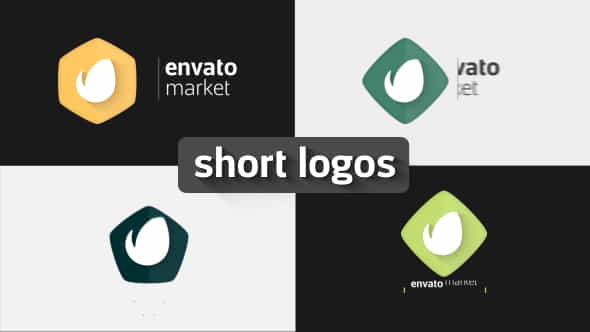 Short Simple Logos - VideoHive 16374406