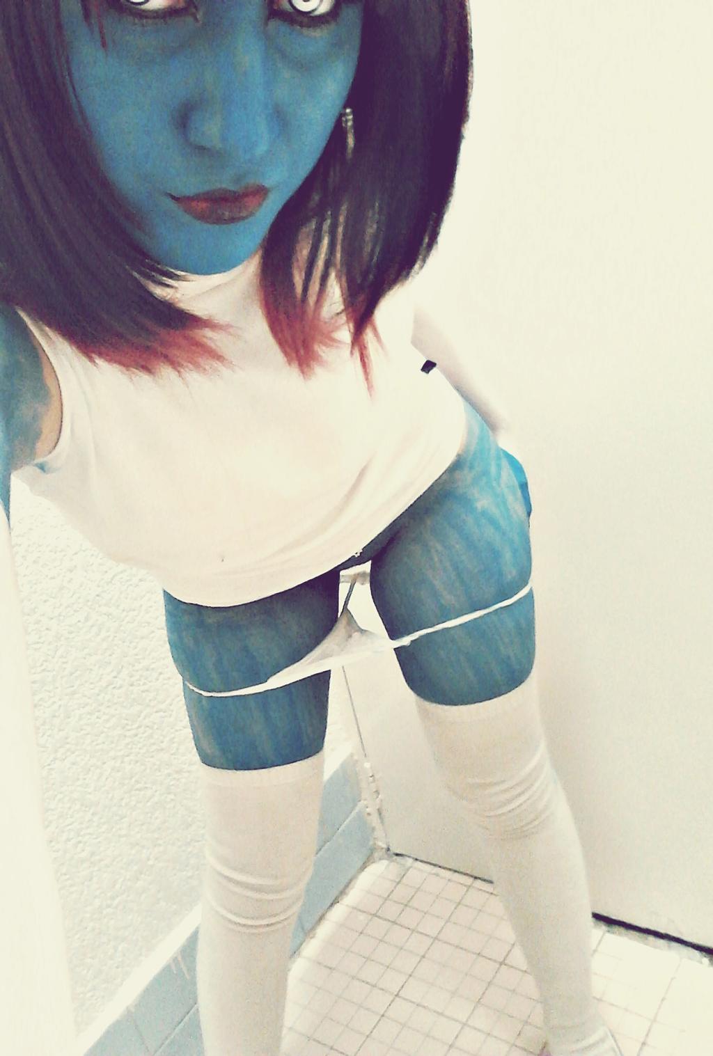 Mystique Cosplay Body Paint