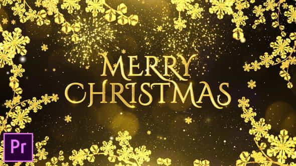Golden Christmas Wishes - Premiere - VideoHive 24916192