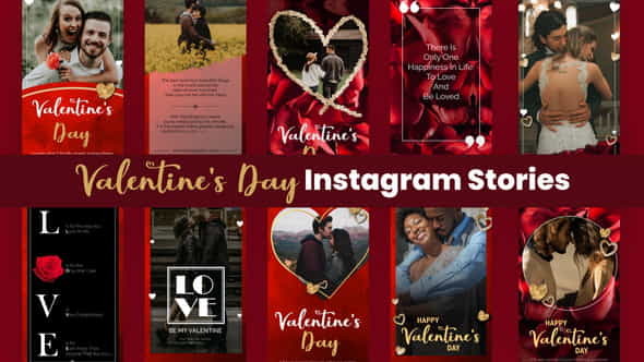 Valentine Day Instagram Stories - VideoHive 35654439