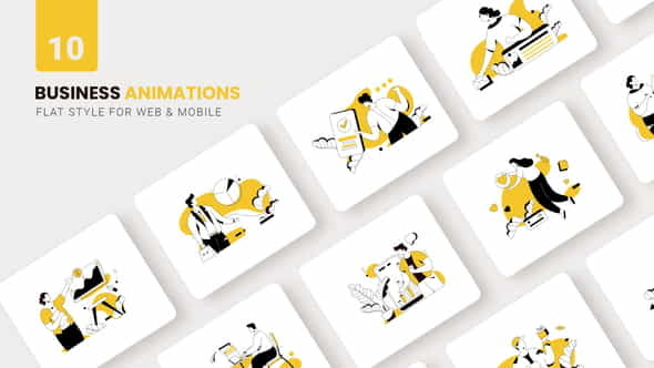 Business TechnologyAnimations - Flat Concept - VideoHive 36703837