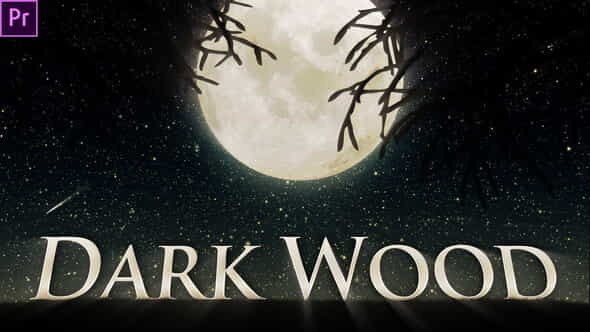 Dark Wood (Mogrt) - VideoHive 25586218