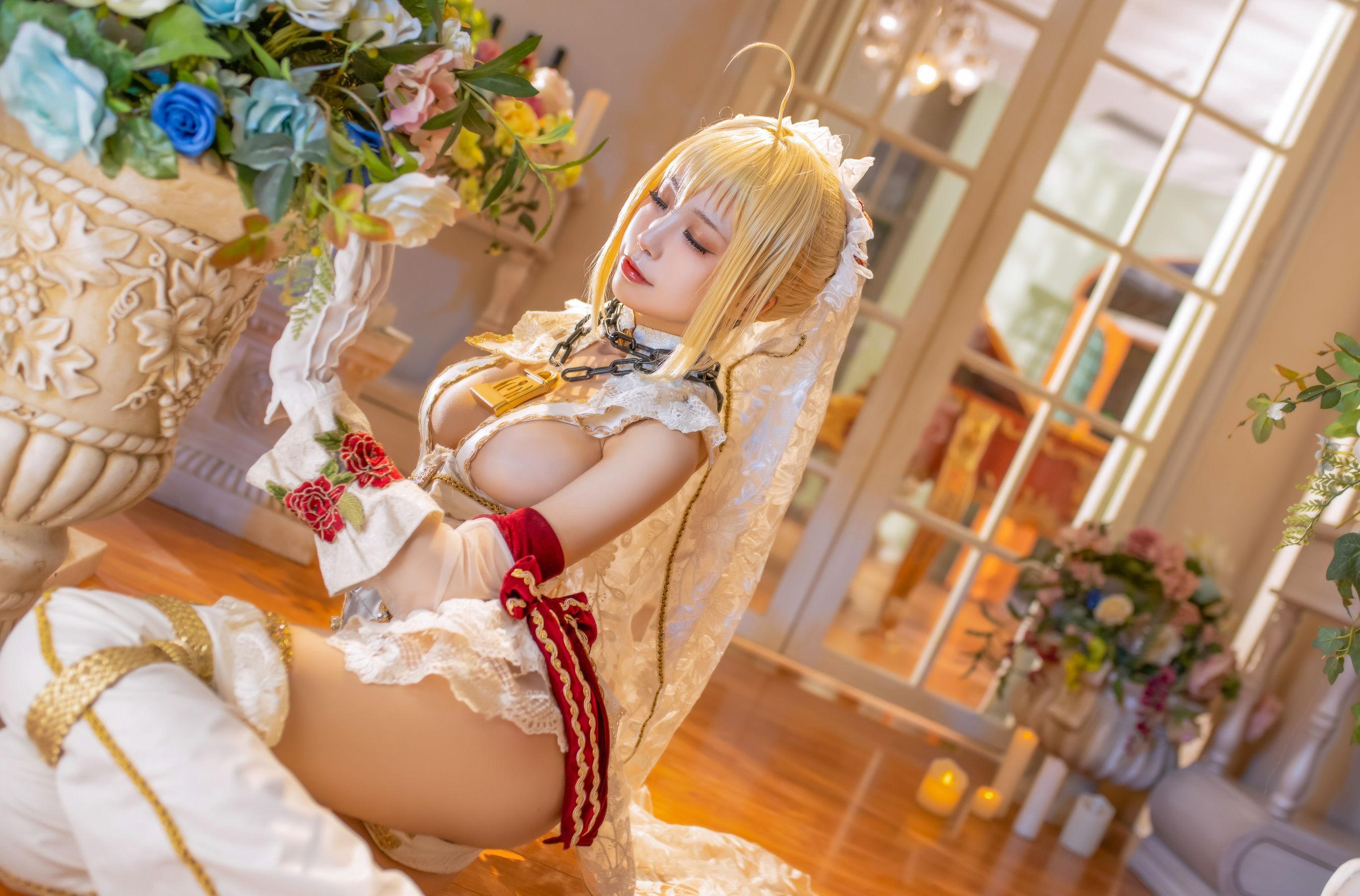 [Cosplay] 水淼aqua – 尼禄x玉藻前(68)