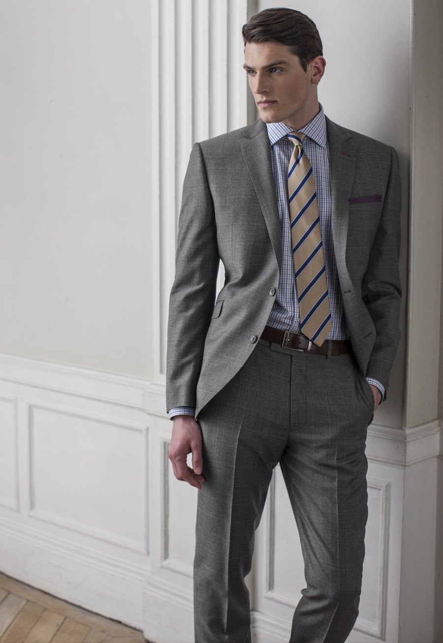 MALE MODELS IN SUITS: Sacha Legrand for Brook Taverner