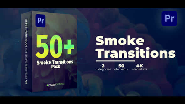 Smoke Transitions - VideoHive 52097164