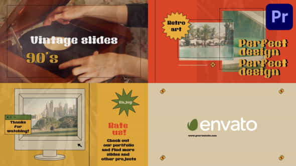 Vintage Retro Slides - VideoHive 47682419