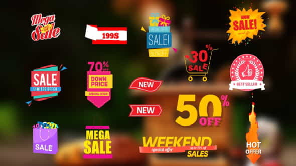 Sales Labels 2 - VideoHive 19423493