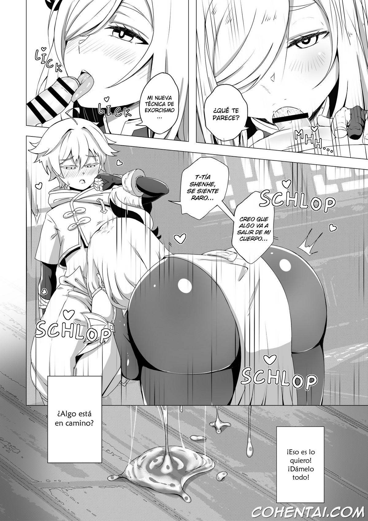 Emergency Exorcist Training (Genshin Impact) xxx comics manga porno doujin hentai español sexo 