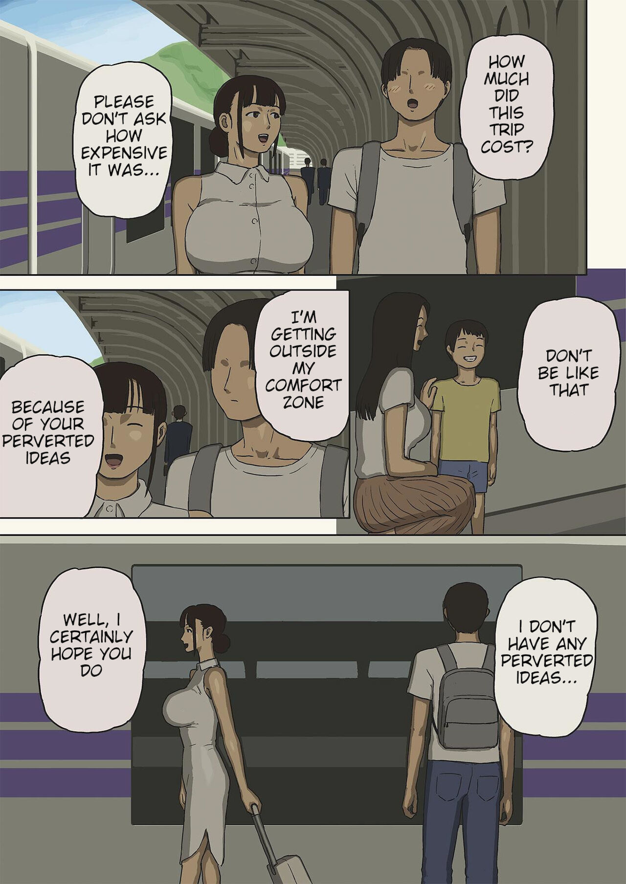 [Izayoi no Kiki] Share 4 Oyako no Shasou kara Ai to Sex o Motomete  Share 4 - A Parent and Child in the Window of a Train Car Seeking Love and Sex  [English]